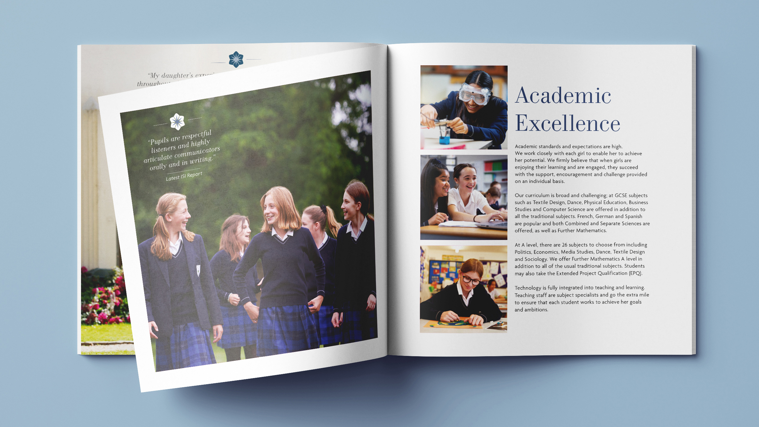 Pages from St Mary's Gerrards Cross Senior Prospectus