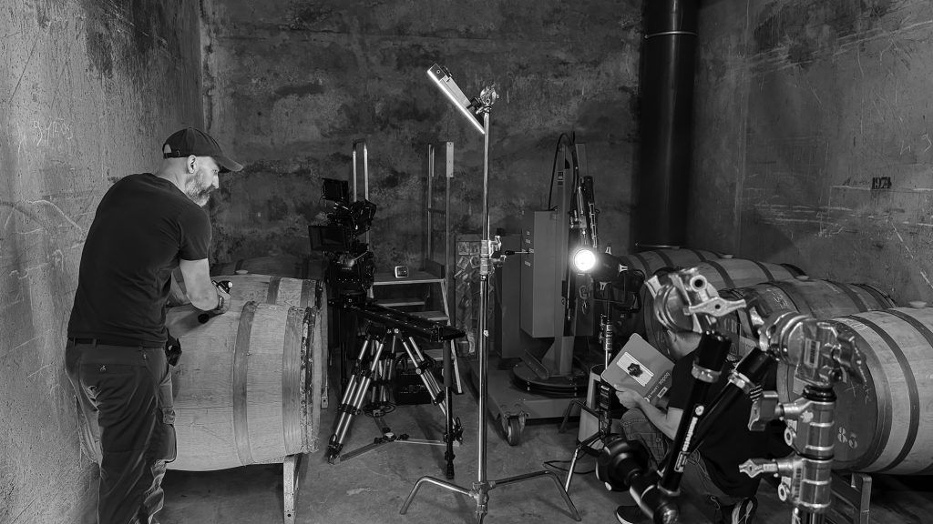 Champagne Bollinger 'behind the scenes' Video shoot 03