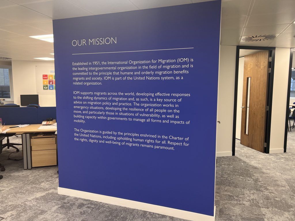 IOM - institute of migration office graphics 07