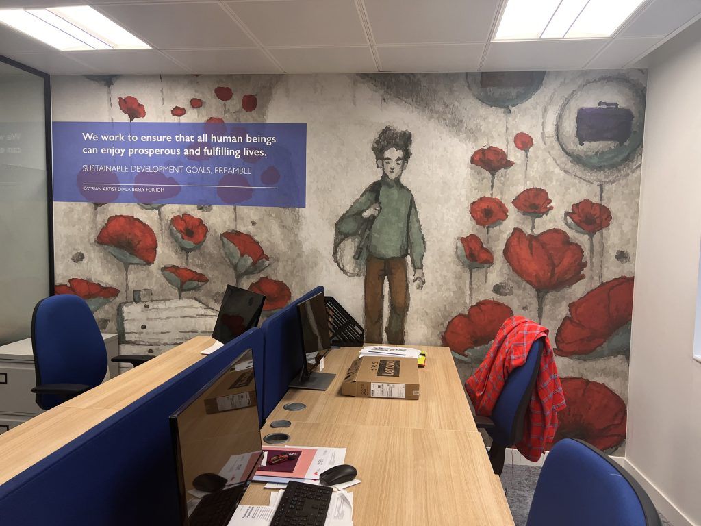 IOM - institute of migration office graphics 13