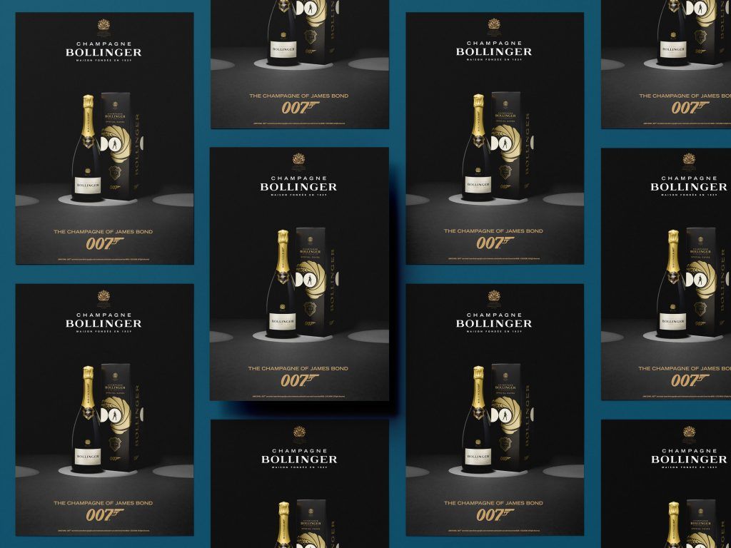 Champagne Bollinger Press Advert